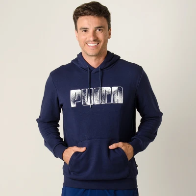 BLUSÃO PUMA KA HOODY TR MASCULINO - Marinho BLUSÃO PUMA KA HOODY TR MASCULINO - Marinho