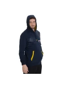 BLUSÃO PUMA LS GRAPHIC HOODIE MASCULINO - Marinho/amarelo BLUSÃO PUMA LS GRAPHIC HOODIE MASCULINO - Marinho/amarelo