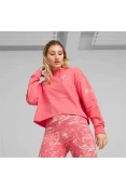 BLUSÃO PUMA POWER COLORBLOCK SUMMER HOODIE FEMININO - Pink