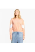 BLUSAO PUMA REBEL CREW TR FEMININO - Salmao BLUSAO PUMA REBEL CREW TR FEMININO - Salmao