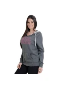 BLUSÃO UNDER ARMOUR FAVORITE FLEECE WORDMARK FEMININO - Grafite/pink BLUSÃO UNDER ARMOUR FAVORITE FLEECE WORDMARK FEMININO - Grafite/pink