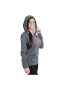 BLUSÃO UNDER ARMOUR FAVORITE FLEECE WORDMARK FEMININO - Grafite/pink BLUSÃO UNDER ARMOUR FAVORITE FLEECE WORDMARK FEMININO - Grafite/pink