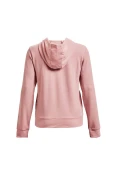 BLUSÂO UNDER ARMOUR RIVAL TERRY HOODI FEMININO - Rosa