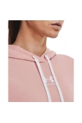 BLUSÂO UNDER ARMOUR RIVAL TERRY HOODI FEMININO - Rosa
