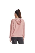 BLUSÂO UNDER ARMOUR RIVAL TERRY HOODI FEMININO - Rosa