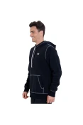 BLUSÃO UNDER ARMOUR STORM COTTON PULLOVER MASCULINO - Preto/branco