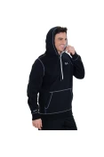BLUSÃO UNDER ARMOUR STORM COTTON PULLOVER MASCULINO - Preto/branco