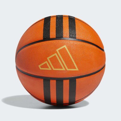 BOLA ADIDAS BASQUETE 3 LISTRAS - Laranja/preto