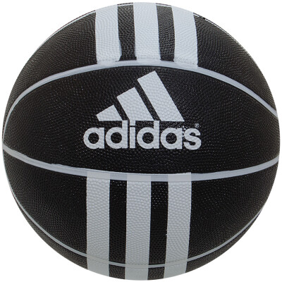 BOLA ADIDAS BASQUETE 3S RUBBER X - Preto/branco