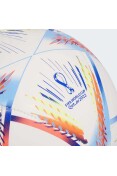 BOLA ADIDAS FUTSAL COPA DO MUNDO 2022 AL RIHLA - Branco/azul BOLA ADIDAS FUTSAL COPA DO MUNDO 2022 AL RIHLA - Branco/azul