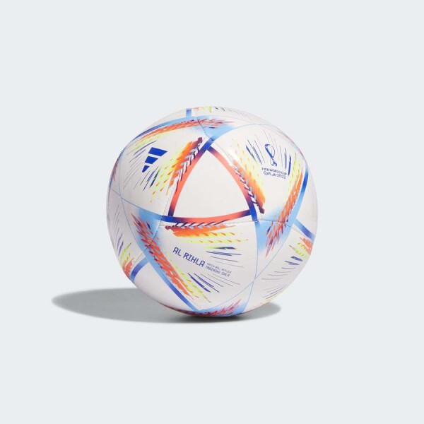 BOLA ADIDAS FUTSAL COPA DO MUNDO 2022 AL RIHLA - Branco/azul