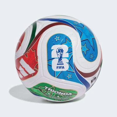BOLA ADIDAS LIGA COPA DO MUNDO BOX - Branco/azul