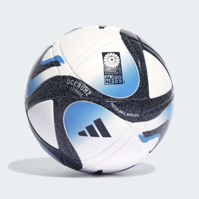 BOLA ADIDAS OCEAUNZ WORD CUP LEAGUE CAMPO - Branco/azul