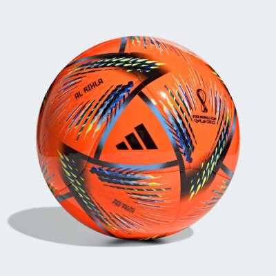 BOLA ADIDAS RIHLA PRO BEACH COPA DO MUNDO 2022 PRAIA - Laranja/preto