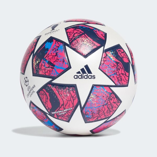 BOLA ADIDAS SOCIETY UEFA CHAMPIONS LEAGUE MATCH BALL RÉPLICA ISTANBUL 20 - Branco/pink