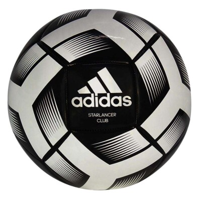 BOLA ADIDAS STARLANCER CLUB CAMPO - Preto/prata