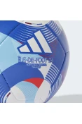 BOLA ADIDAS TREINO ÍLE-DE-FOOT 24 FUTEBOL CAMPO - Branco/azul