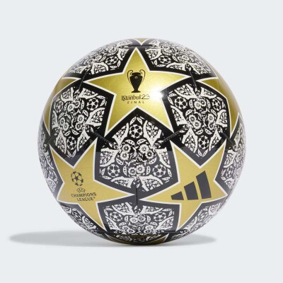 BOLA ADIDAS UCL CLUB ISTAMBUL 23 CAMPO - Preto/dourado