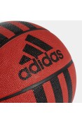BOLA DE BASQUETE 3-STRIPES ADIDAS - Vermelho/preto