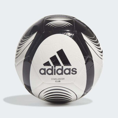 BOLA DE FUTEBOL ADIDAS STARLANCER CLUB - Branco/preto