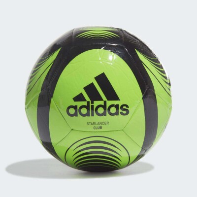 BOLA DE FUTEBOL ADIDAS STARLANCER CLUB - Verde/preto