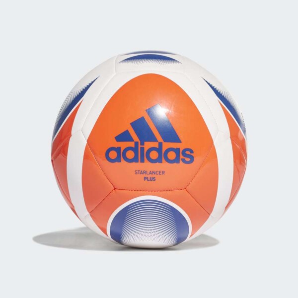 BOLA DE FUTEBOL ADIDAS STARLANCER PLUS - Laranja/branco