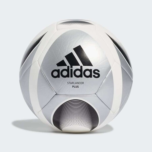 BOLA DE FUTEBOL ADIDAS STARLANCER PLUS - Prata/preto