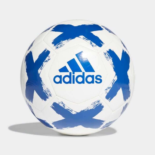 BOLA DE FUTEBOL CAMPO ADIDAS STARLANCER CLUB - Branco/azul