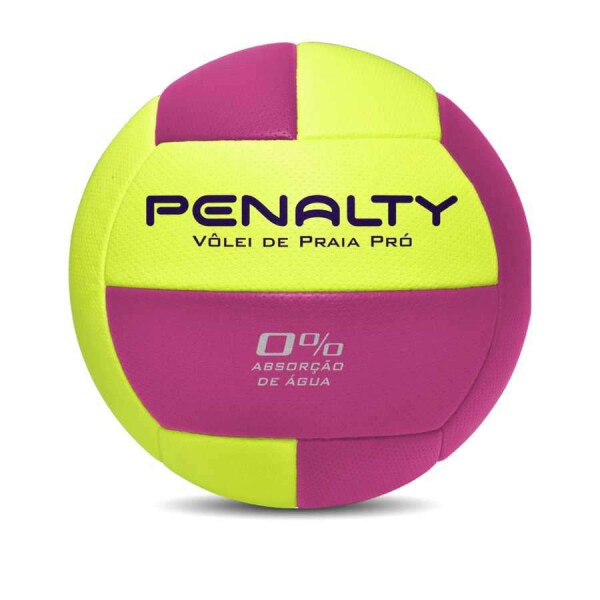 BOLA DE VÔLEI DE PRAIA PENALTY PRO X - Amarelo/pink
