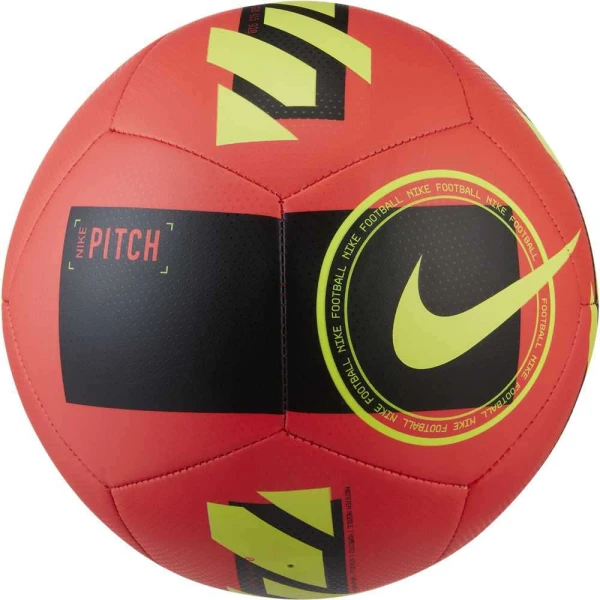 BOLA FUTEBOL DE CAMPO NIKE PITCH - Vermelho/amarelo