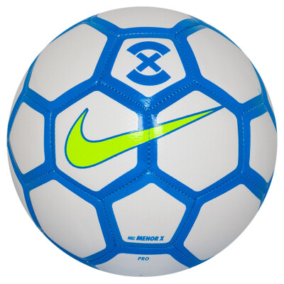 BOLA FUTSAL NIKE FOOTBALLX MENOR - Branco/azul