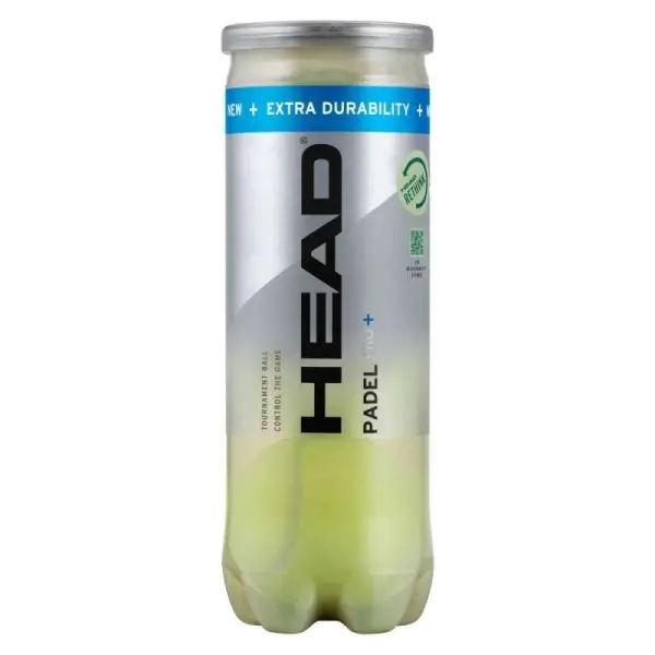 BOLA HEAD PADEL PRO+ C/3 - Amarelo