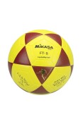 BOLA MIKASA FUTEVÔLEI FIFA FT-5 - Amarelo/vermelho