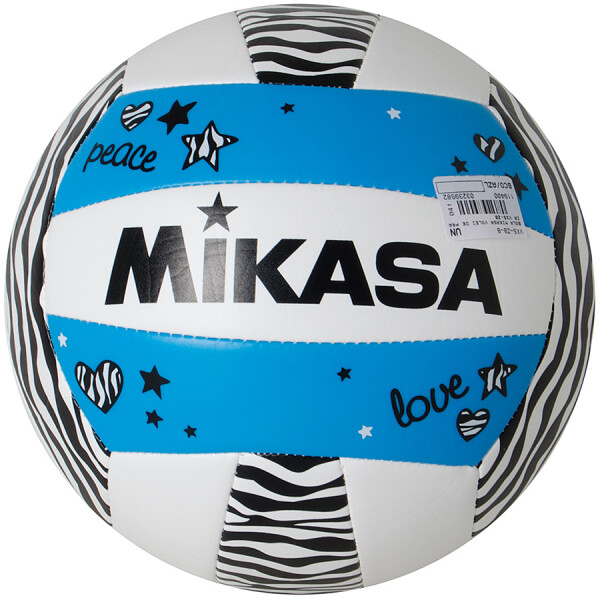 BOLA MIKASA VÔLEI DE PRAIA VXS-ZB - Branco/azul