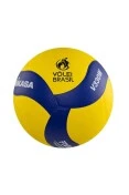 BOLA MIKASA VOLEIBOL V330W MICROFIBRA LAMINADO - Amarelo/azul