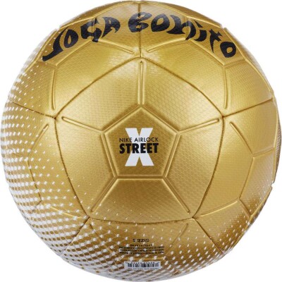 BOLA NIKE AIRLOCK STREET X JOGA FUTSAL - Branco/dourado