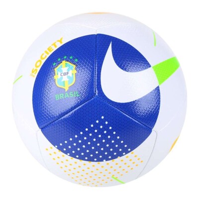 BOLA NIKE BRASIL SOCIETY CBF - Branco/azul