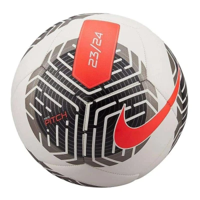 BOLA NIKE CAMPO PITCH - Branco/vermelho