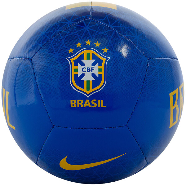 BOLA NIKE CBF PITCH CAMPO - Azul/amarelo