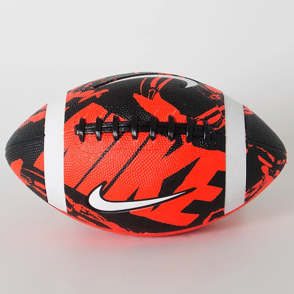 BOLA NIKE FUTEBOL AMERICANO SPIN 3.0 FB 9 OFICIAL - Laranja/preto
