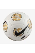 BOLA NIKE MERCURIAL FADE FUTEBOL DE CAMPO - Branco/dourado