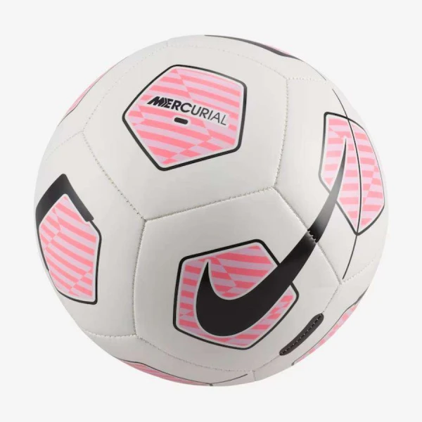BOLA NIKE MERCURIAL FADE FUTEBOL DE CAMPO - Branco/rosa