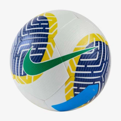 BOLA NIKE SOCIETY CBF STRIKE UNISSEX - Branco/azul