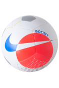 BOLA NIKE SOCIETY HO19 - Branco/laranja