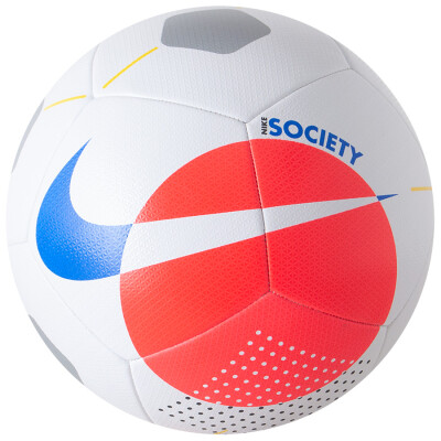 BOLA NIKE SOCIETY HO19 - Branco/laranja