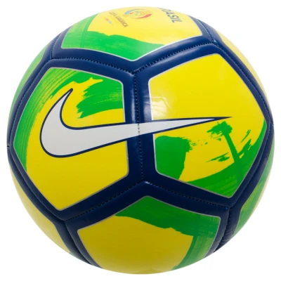 BOLA NIKE SUPPORTERS BRASIL CIENTO - Amarelo/verde