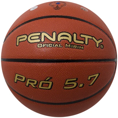 BOLA PENALTY BASQUETE PRO 5.7 OFICIAL MIRIM - Laranja