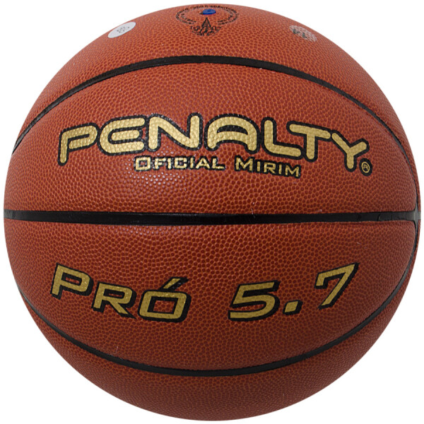 BOLA PENALTY BASQUETE PRO 5.7 OFICIAL MIRIM - Laranja