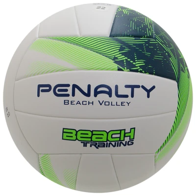 BOLA PENALTY BEACH VÔLEI TRAINING FUSION VII - Branco/verde
