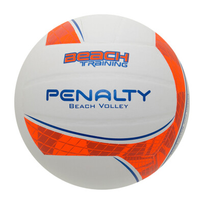 BOLA PENALTY BEACH VOLEI TRAINING S/C 4 - Branco/laranja